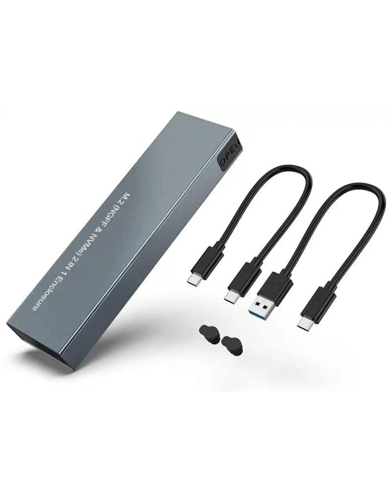 Kućište aluminijumsko Zeus HY2071 za M-2 NVME USB 3-0/3-1 - 1 Kućište aluminijumsko Zeus HY2071 za M-2 NVME USB 3-0/3-1 - 1