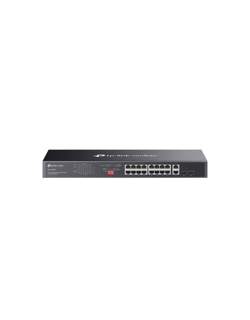 LAN Switch TP-Link DS1018GMP 18x1G/16PoE/250W/Smart/RM - 1 LAN Switch TP-Link DS1018GMP 18x1G/16PoE/250W/Smart/RM - 1