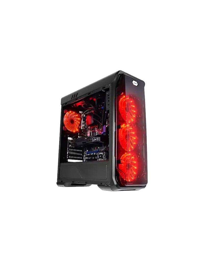 Kućište LC Power Gaming 988B-ON Red Typhoon Black  - 1