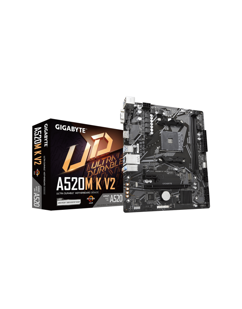 MB AMD AM4 Gigabyte A520M K V2 - 1 MB AMD AM4 Gigabyte A520M K V2 - 1