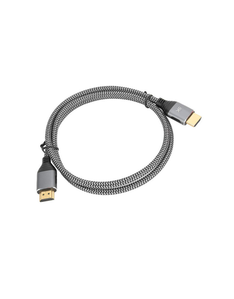 Kabl HDMI na HDMI 2.1 18 Gold 8K (m/m) 2m sivi - 1 Kabl HDMI na HDMI 2.1 18 Gold 8K (m/m) 2m sivi - 1