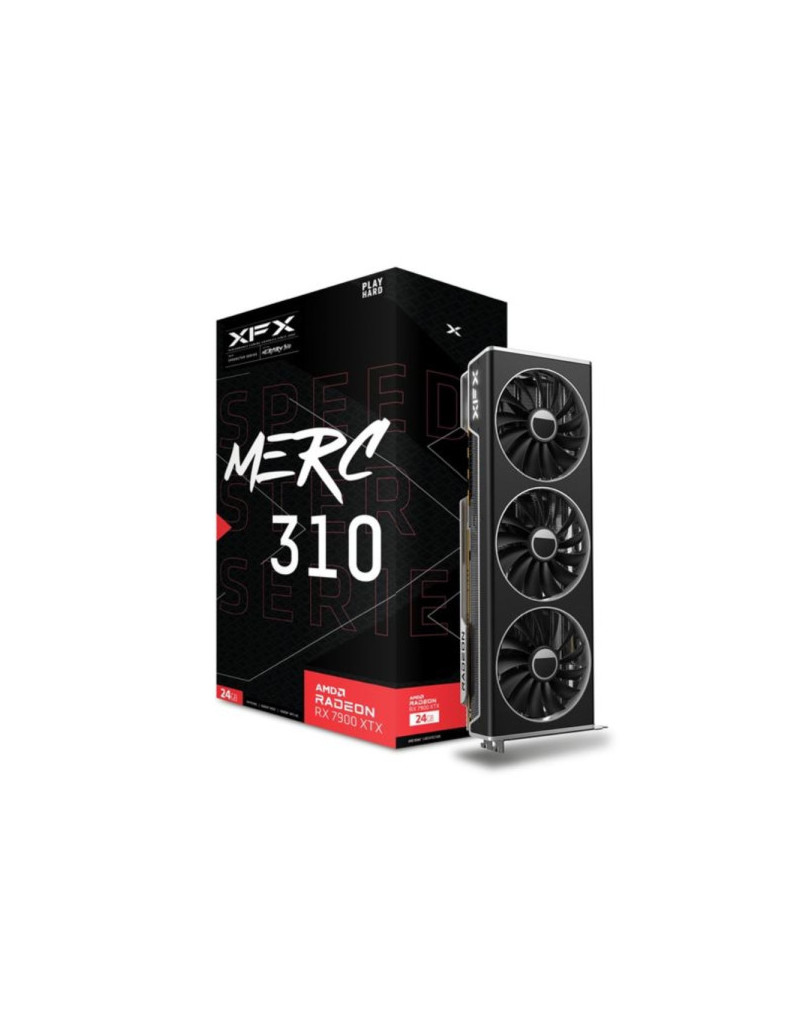 XFX RX 7900XTX MERC310 Black Edition 24GB, RX-79XMERCB9  - 1