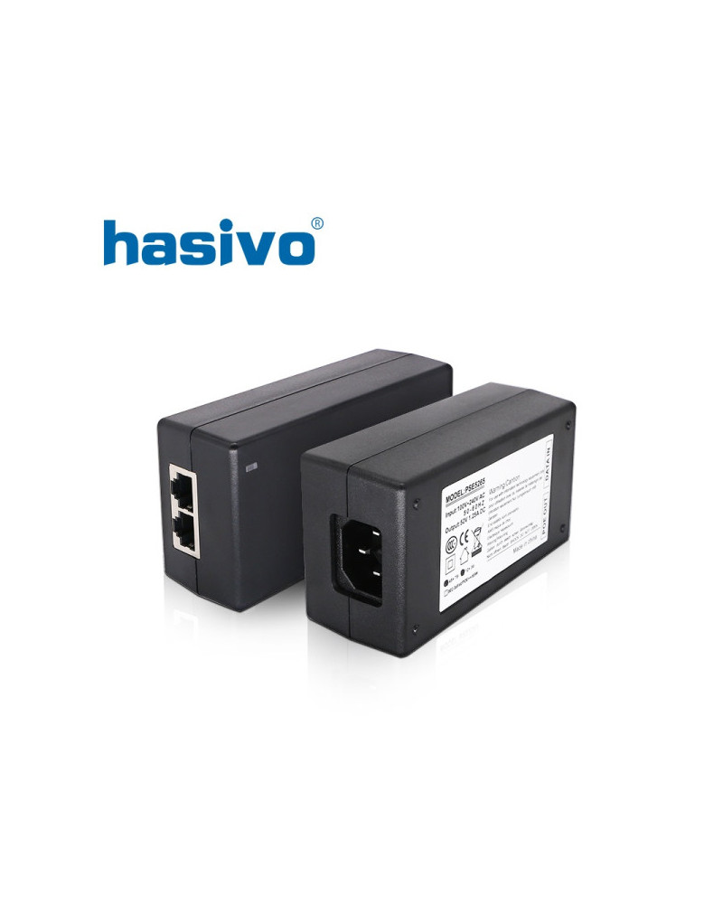 PoE injector Hasivo PSE5428GTAF-48W Gigabit PoE+ 10/100/1000M  - 1