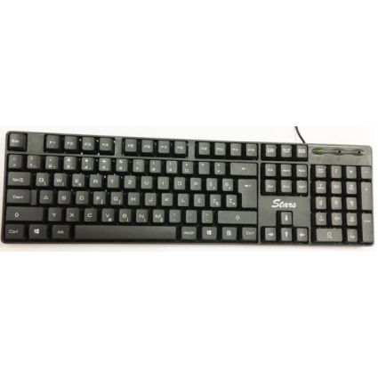 Tastatura Stars Solutions USB YU black  - 1