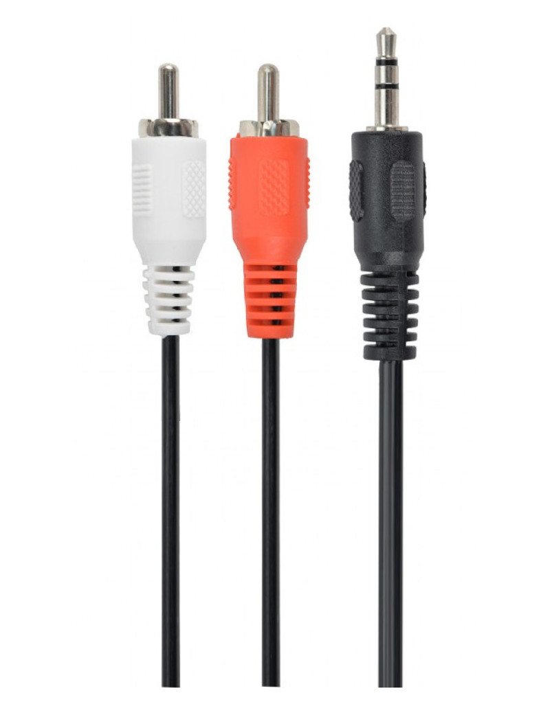 Audio kabl Cablexpert CCA-458-2.5M 3.5mm-2xRCA M 2,5m  - 1