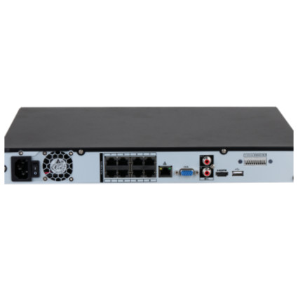 NVR4208-8P-4KS3 8-kanalni 1U 2HDDs 8PoE Network Video Recorder DAHUA - 1