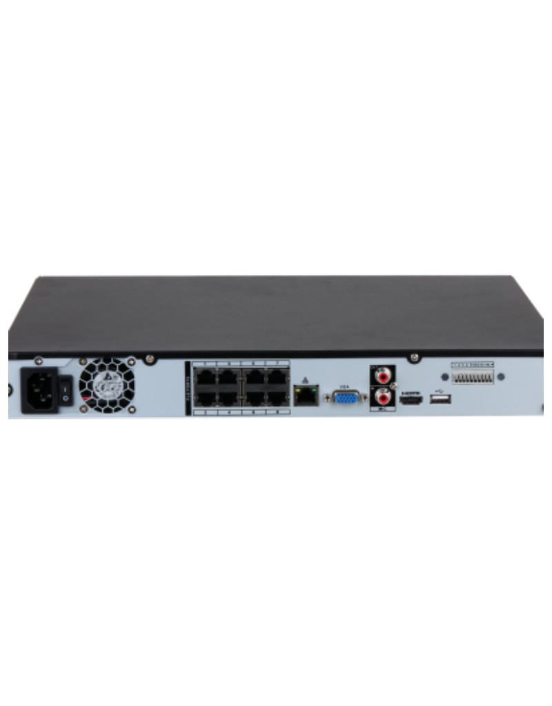 NVR4208-8P-4KS3 8-kanalni 1U 2HDDs 8PoE Network Video Recorder DAHUA - 1