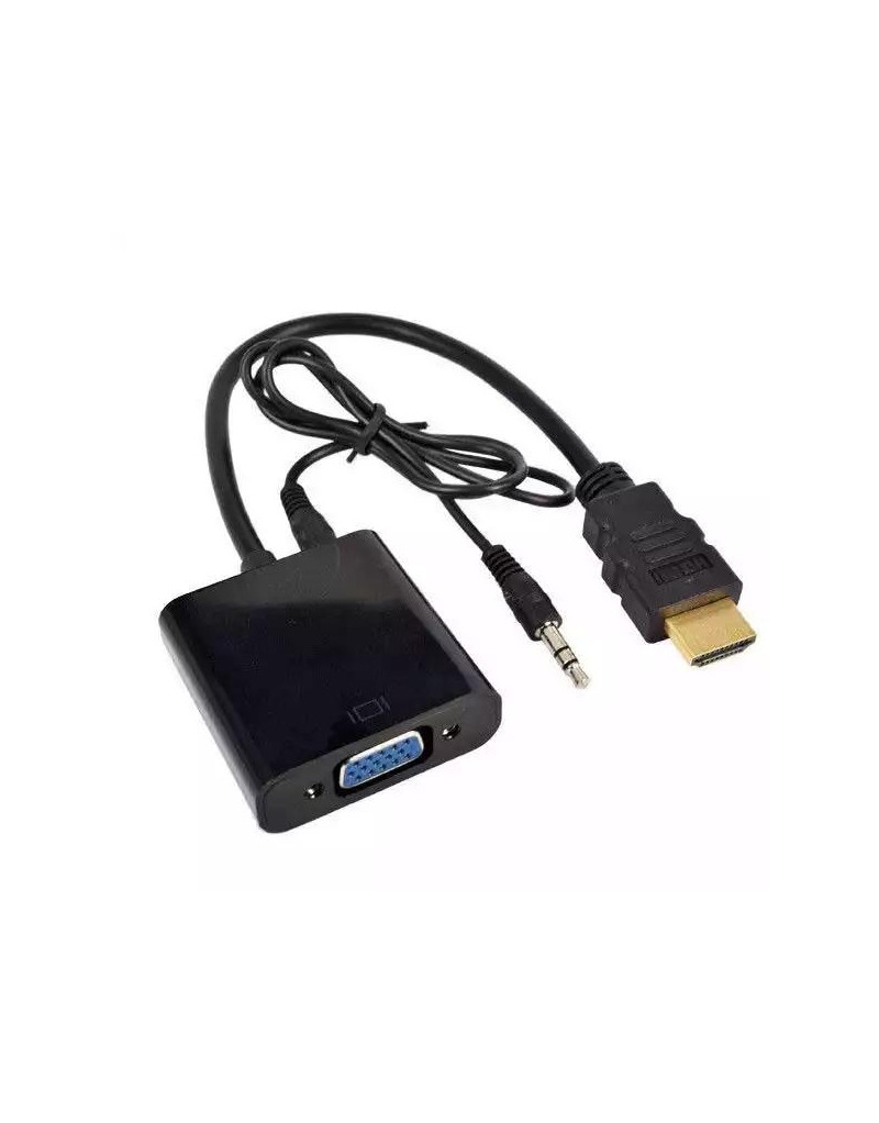 Adapter-konverter HDMI-VGA + audio Kettz  - 1
