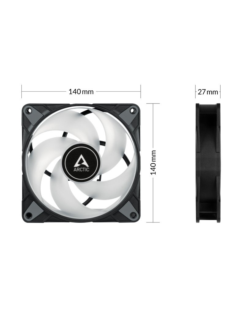 P14 PWM PST A-RGB 140mm ventilator crni (ACFAN00239A) ARCTIC - 1