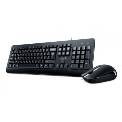 Tastatura+Mis Genius KM-160 USB US Black  - 1