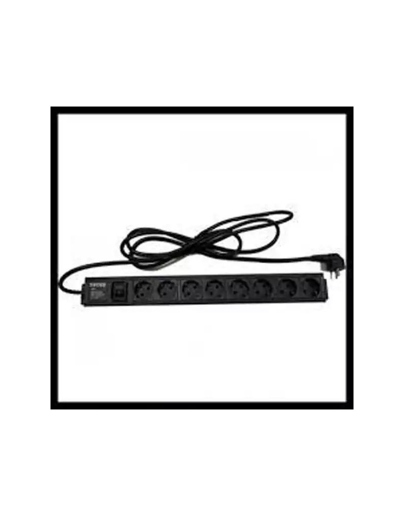 220V razvodni PDU panel 19/1U sa 8 utičnih mesta,prekidač,prenaponska--- - 1 220V razvodni PDU panel 19/1U sa 8 utičnih mesta,prekidač,prenaponska--- - 1