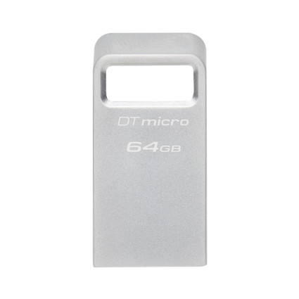 64GB DataTraveler Micro USB 3.2 flash DTMC3G2/64GB srebrni KINGSTON - 1