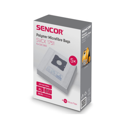 SVCX 1751 (5pcs)  Kese za usisivač SVC 900 SENCOR - 1