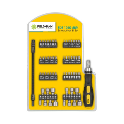 FDS 1010-58R Set bitova sa odvijačem FIELDMANN - 1