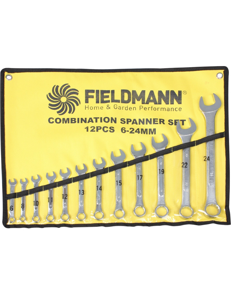 FDN 1010 Set ključeva viljuškasto-okasti 6-24mm (12kom) FIELDMANN - 1 FDN 1010 Set ključeva viljuškasto-okasti 6-24mm (12kom) FIELDMANN - 1