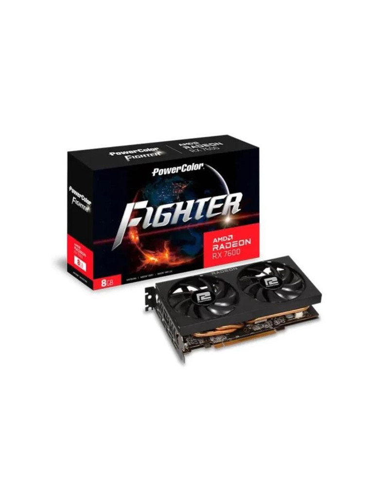 Grafička karta AMD Powercolor FighterRX 7600 GDDR6 8GB 128bit 2xDP/2xHDMI - 1 Grafička karta AMD Powercolor FighterRX 7600 GDDR6 8GB 128bit 2xDP/2xHDMI - 1