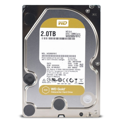 HDD WD 2TB 7200rpm 128MB WD2005FBYZ Gold  - 1