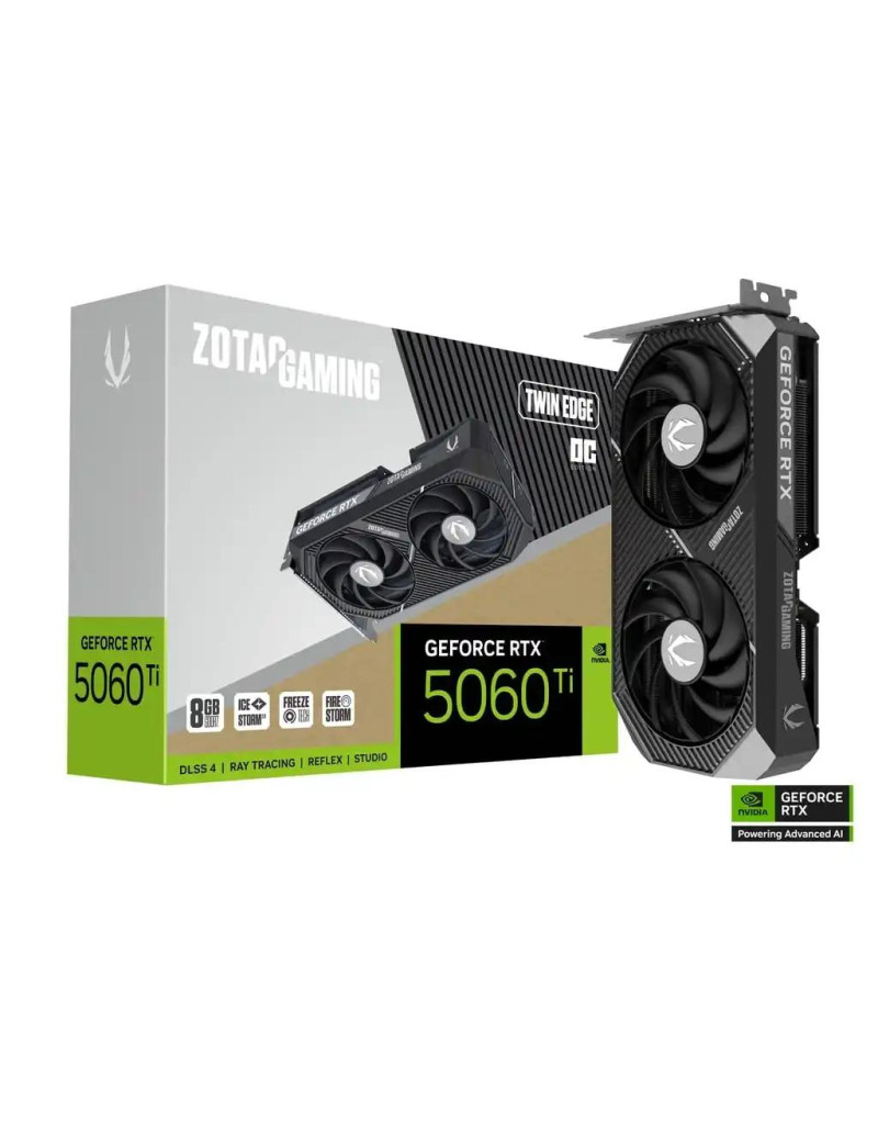 Grafička karta Zotac GAMING GeForce RTX 5060 Ti Twin Edge OC 8GB DDR7 128 bit--- - 1 Grafička karta Zotac GAMING GeForce RTX 5060 Ti Twin Edge OC 8GB DDR7 128 bit--- - 1