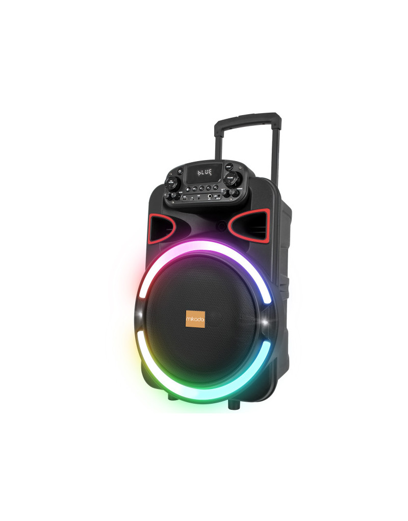 Zvucnik Mikado MD-80KP 40W,3600mAh 3,5mm USB, Bluetooth, micro SD crni  - 1