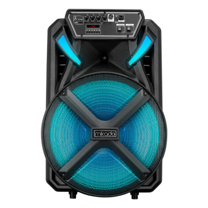 Zvucnik Mikado MD-BT123 30W, USB, Bluetooth, micro SD + mikrofon crni  - 1