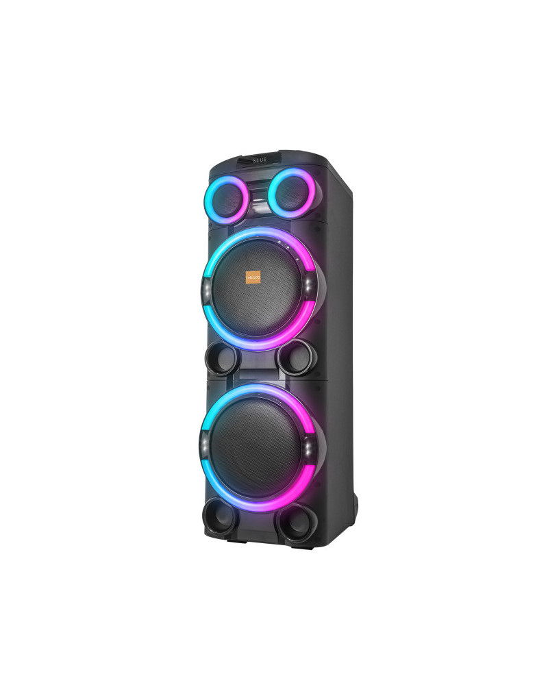 Zvucnik Mikado MD-104KP 200W, 12V 14000mAh USB, Bluetooth, micro SD crni  - 1