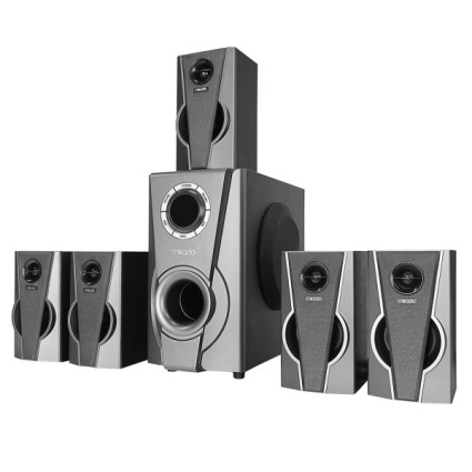Zvučnici 5+1 Mikado MD-672BT 120W FM, SD, USB, Bluetooth crni  - 1