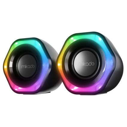 Zvučnici 2.0 Mikado MD-176 3Wx2 USB + 3.5mm  - 1