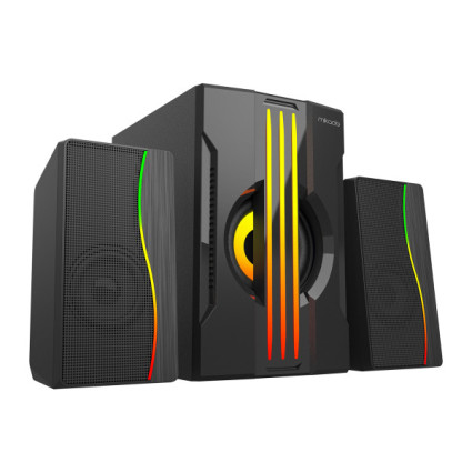 Zvučnici 2.1 Mikado MD-254 25W USB, SD,Bluetooth crni  - 1