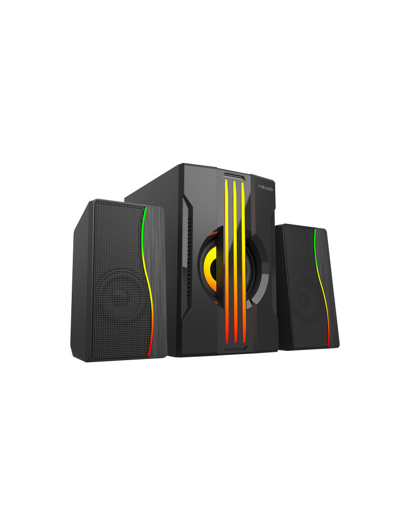 Zvučnici 2.1 Mikado MD-254 25W USB, SD,Bluetooth crni - 1 Zvučnici 2.1 Mikado MD-254 25W USB, SD,Bluetooth crni - 1