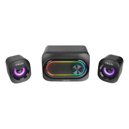 Zvučnici 2.1 Mikado MD-511 3Wx2 RGB LED,  USB  - 1