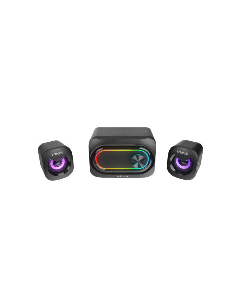 Zvučnici 2.1 Mikado MD-511 3Wx2 RGB LED, USB - 1 Zvučnici 2.1 Mikado MD-511 3Wx2 RGB LED, USB - 1