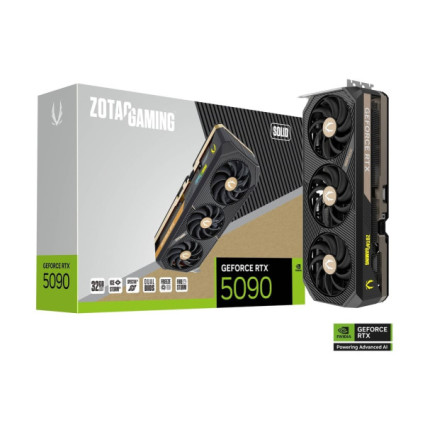 SVGA Zotac GeForce RTX 5090 SOLID 32GB GDDR7 512bit, ZT-B50900D-10P  - 1