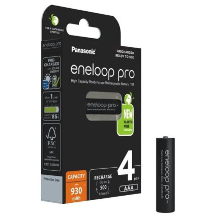 PANASONIC eneloop pro AAA/4B 930mAh punjive baterije  - 1