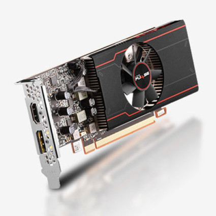 SVGA Sapphire Radeon RX 6400 Gaming Pulse 4GB GDDR6, 11315-01-20G  - 1