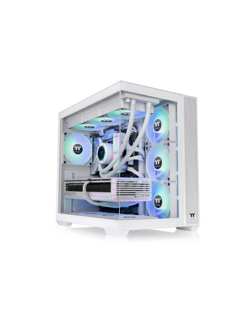 Thermaltake View 380 TG ARGB Snow White/Tempered Glass*2  - 1