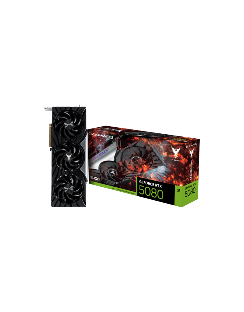 SVGA Gainward RTX5080 Phoenix 16GB GDDR7 256bit, NE75080019T2-GB2031X - 1 SVGA Gainward RTX5080 Phoenix 16GB GDDR7 256bit, NE75080019T2-GB2031X - 1