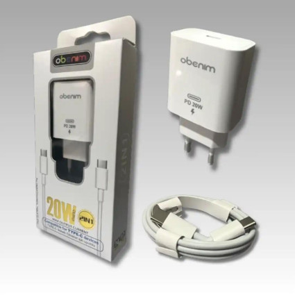 Kućni punjač fast Obenim OBA-10PD 20W Type C  - 1