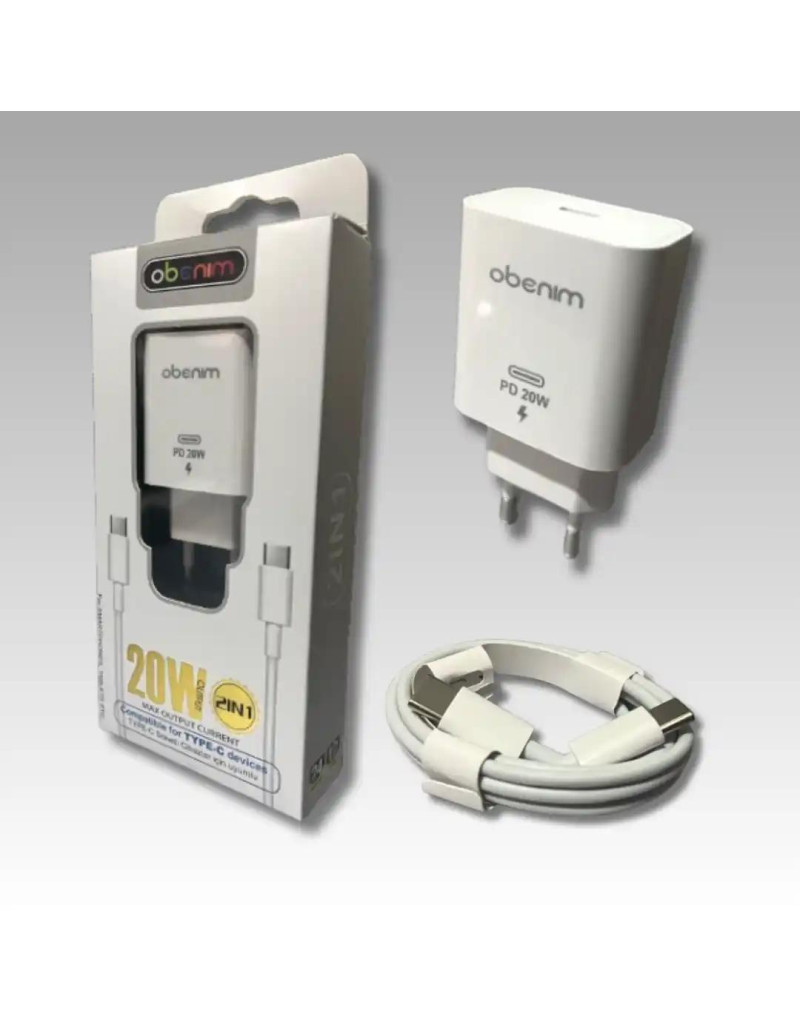 Kućni punjač fast Obenim OBA-10PD 20W Type C - 1 Kućni punjač fast Obenim OBA-10PD 20W Type C - 1