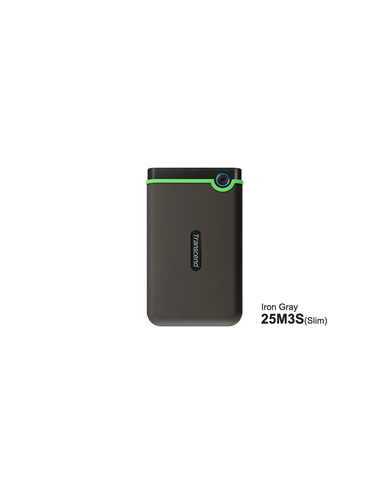HDD E2.5" Transcend 2TB USB 3.1 TS2TSJ25M3S Anti-shock Iron grey - 1 HDD E2.5" Transcend 2TB USB 3.1 TS2TSJ25M3S Anti-shock Iron grey - 1