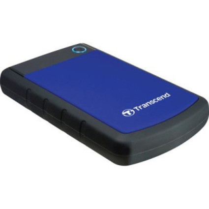 HDD E2.5" Transcend 2TB USB 3.0 TS2TSJ25H3B Anti-shock Black/Blue  - 1