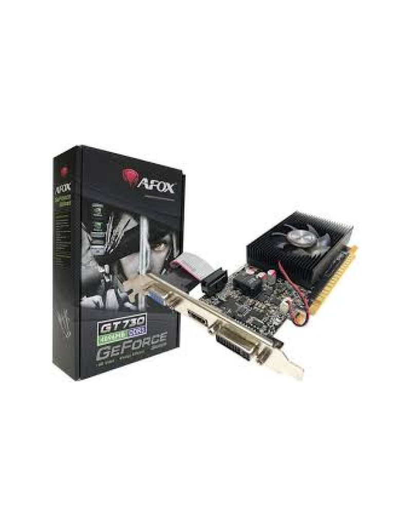 SVGA AFOX GT730 4GB DDR3 128bit DVI/HDMI/VGA/LP, AF730-4096D3L6 - 1 SVGA AFOX GT730 4GB DDR3 128bit DVI/HDMI/VGA/LP, AF730-4096D3L6 - 1