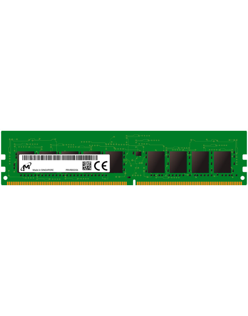 Micron DDR4 RDIMM 32GB 2Rx8 3200 CL22  16Gbit   Single Pack   - 1