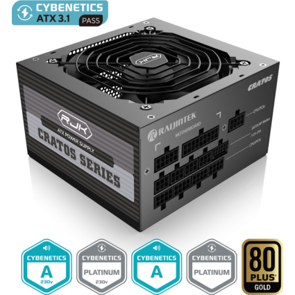 Napajanje 1200W Raijintek Cratos, Crno 0R30B00003  - 1