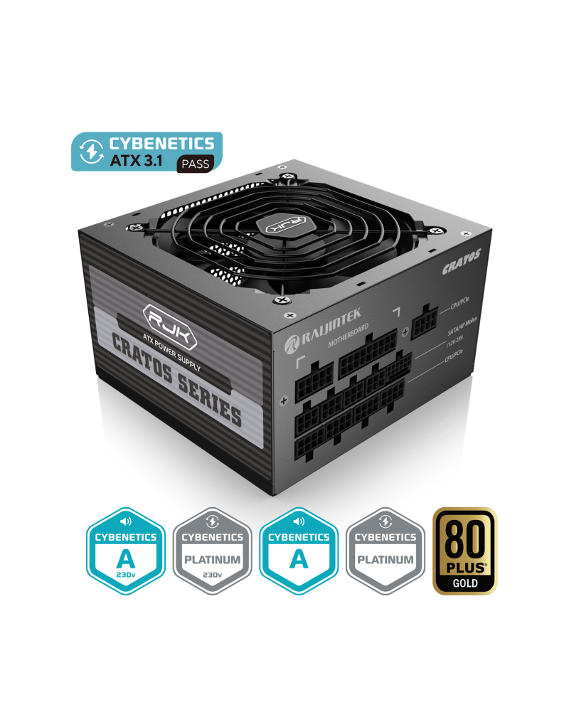 Napajanje 1200W Raijintek Cratos, Crno 0R30B00003  - 1