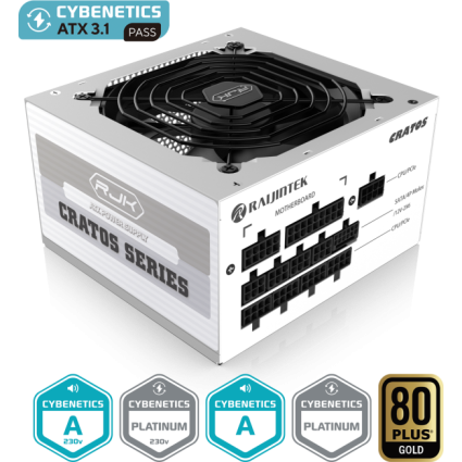 Napajanje 1200W Raijintek Cratos, Belo  0R30B00004  - 1