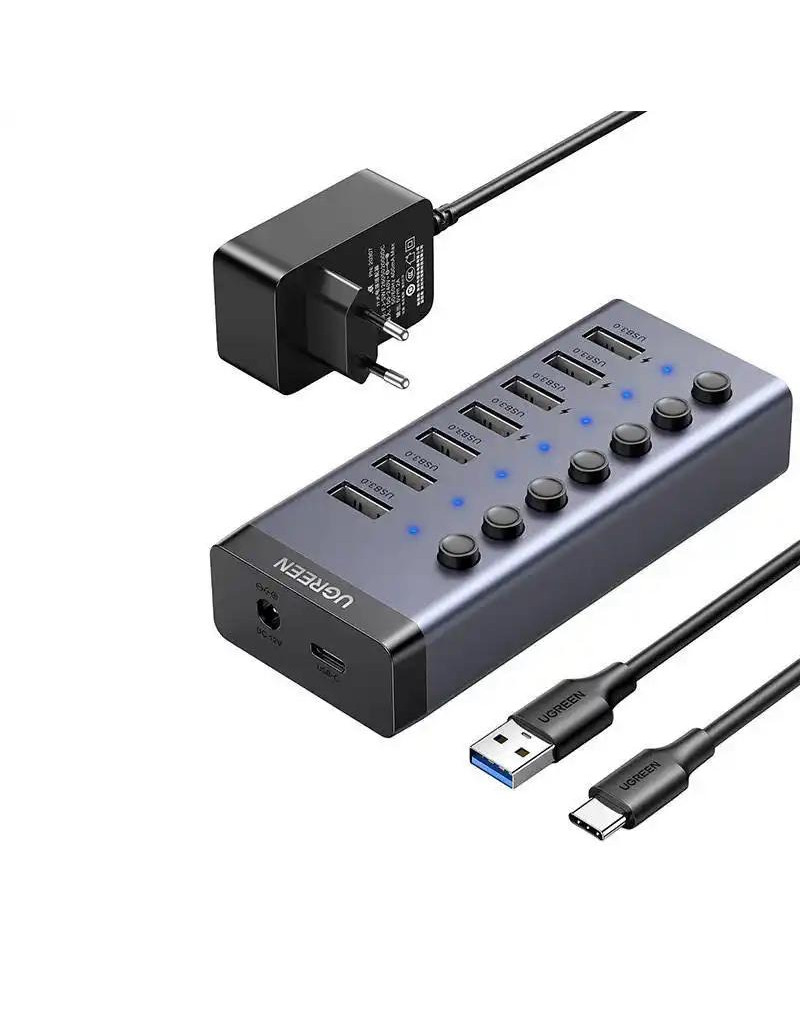 USB Hub 7 port Ugreen CM481 3-0 Tip C DC 12V napajanje - 1 USB Hub 7 port Ugreen CM481 3-0 Tip C DC 12V napajanje - 1