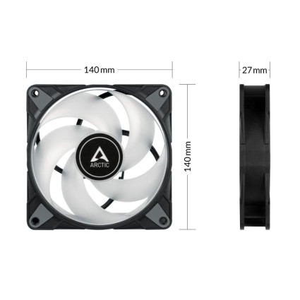 P14 PWM PST A-RGB 140mm ventilator crni (ACFAN00239A) ARCTIC - 1