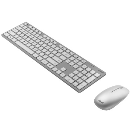 W5000 Wireless US tastatura + miš bela ASUS - 1