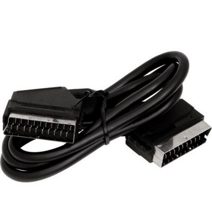 Kabl Scart M/M 1.5m crni E-GREEN - 1