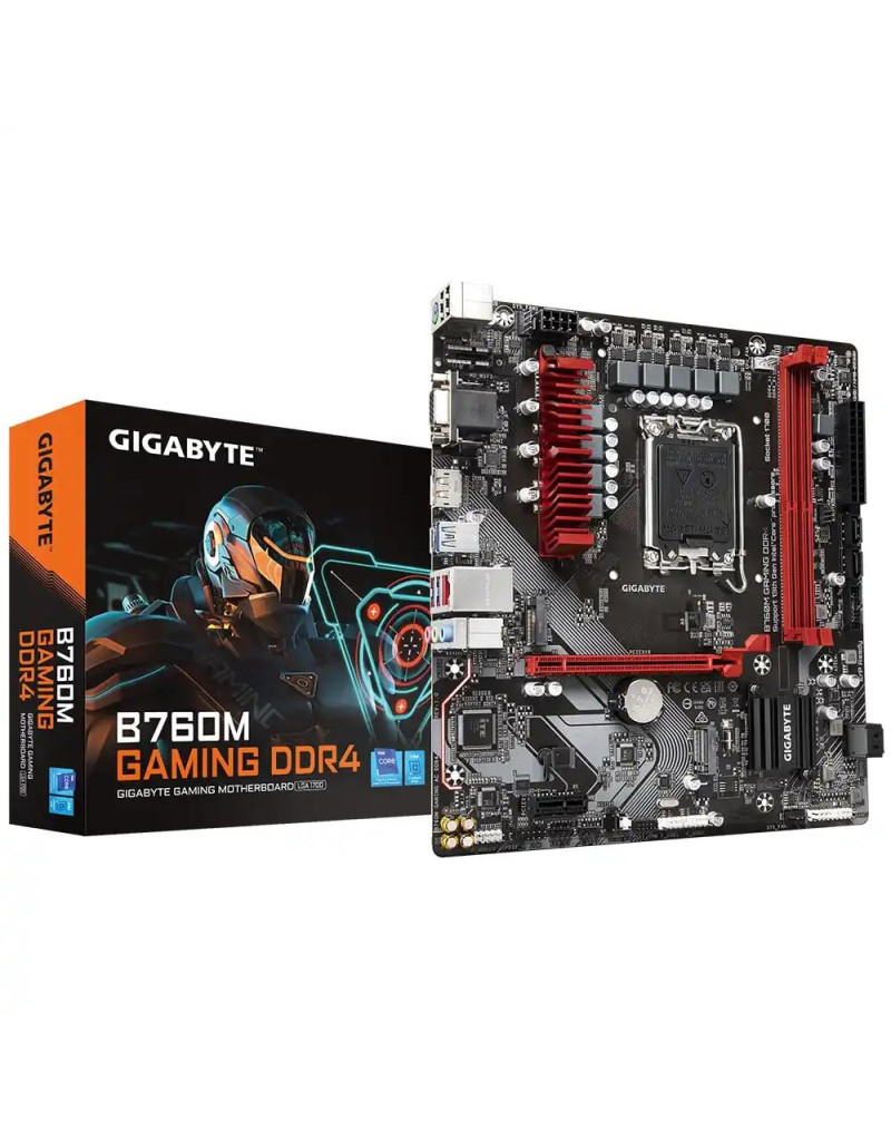 Matična ploča 1700 Gigabyte B760M GAMING DDR4 - 1 Matična ploča 1700 Gigabyte B760M GAMING DDR4 - 1